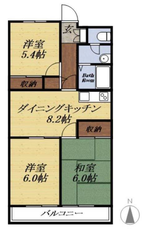 サイプレス 間取り図