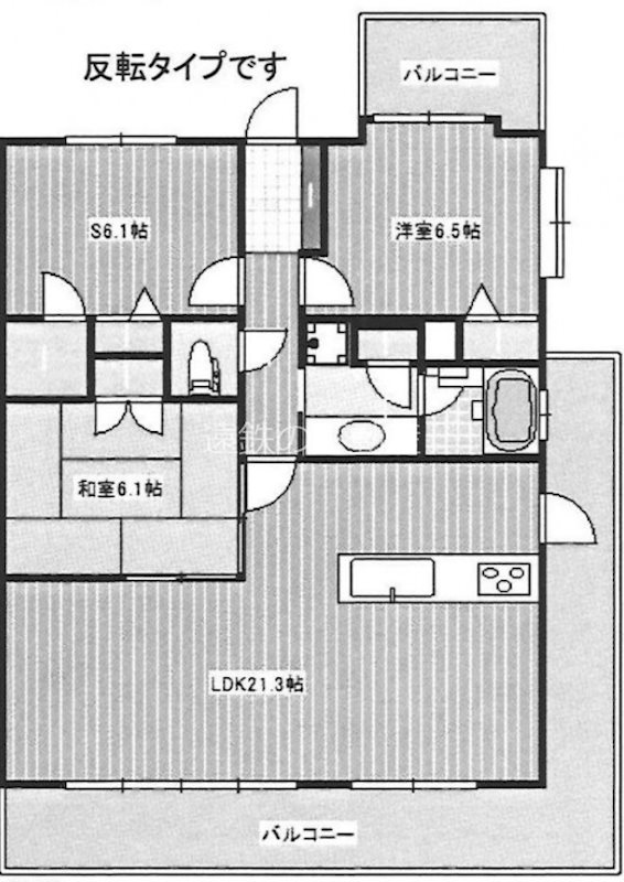 アーバンシティ浜松幸 間取り図