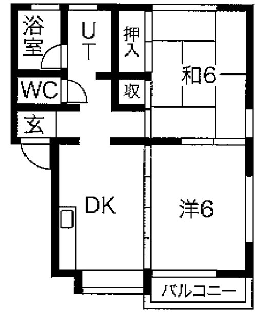 フロイデン 間取り図