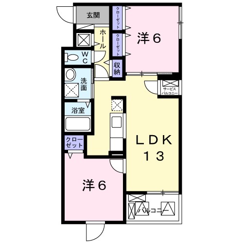 エアリスⅢ 間取り図