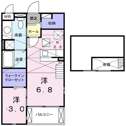 フィオーレ西都 間取り図