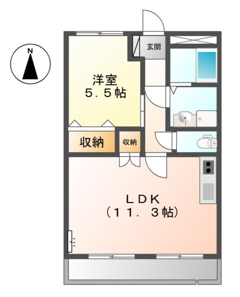 フィオーレ 間取り図