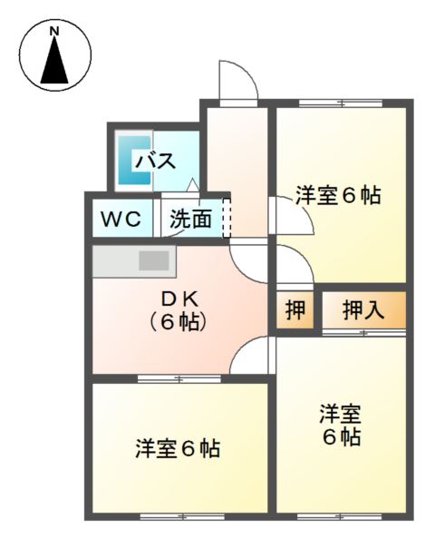 コーポウイング 間取り図