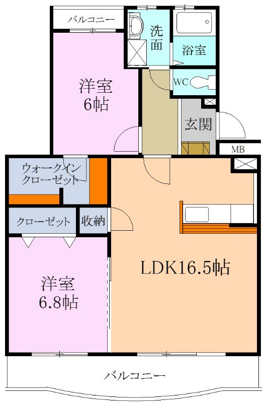 サニーコート 間取り図