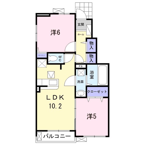 ヴィラージュ　ジェルメ 間取り図