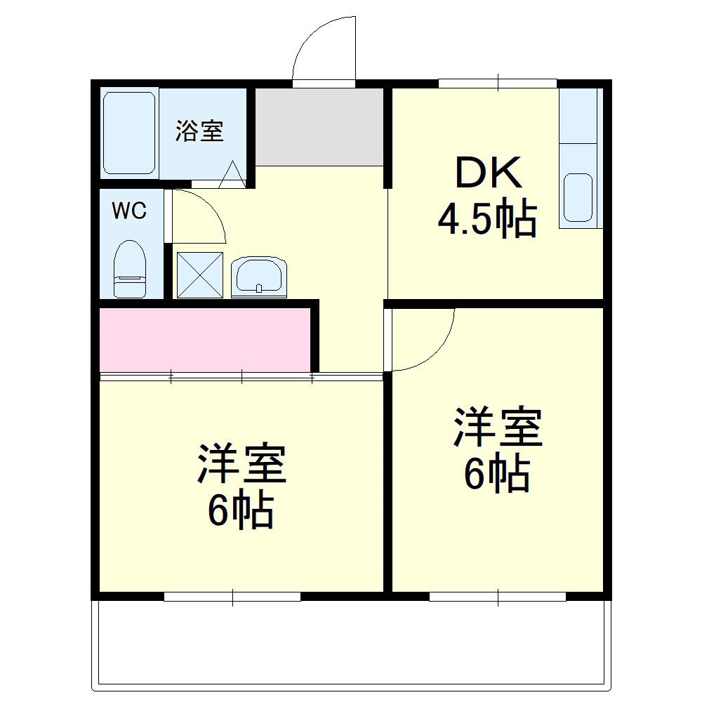 メゾン入野 201号室 間取り