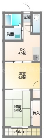 ユーバK 間取り図