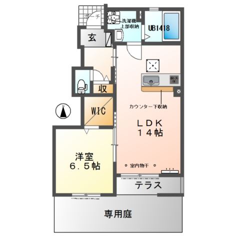 ベルマリエＢ 間取り図