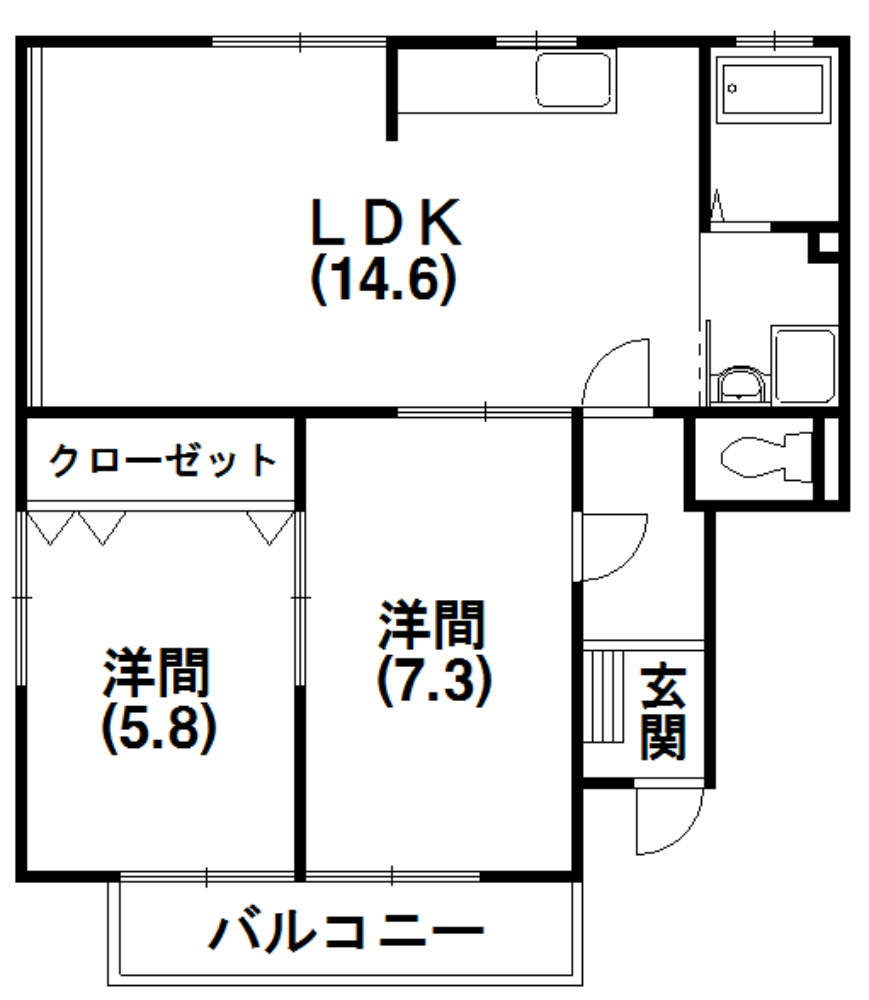 アムゼ楊子 間取り図