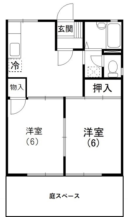 セジュール本町 間取り図