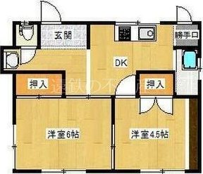 小林様貸家 間取り図