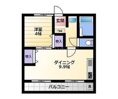 コーポマルシ 間取り図