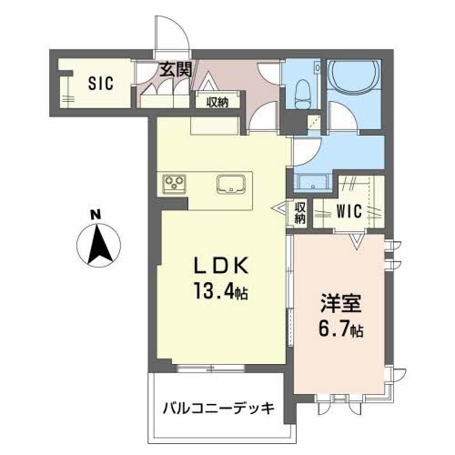 グラン東伊場 間取り図