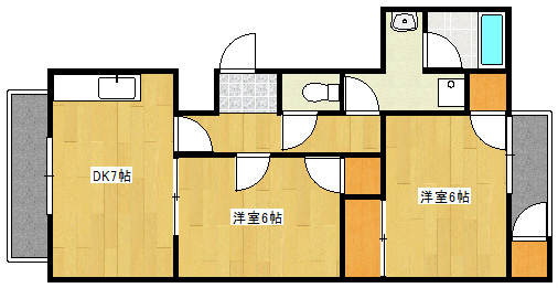 ライトアップ萩丘１番館 間取り図