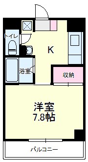 アベニュー山下 403号室 間取り