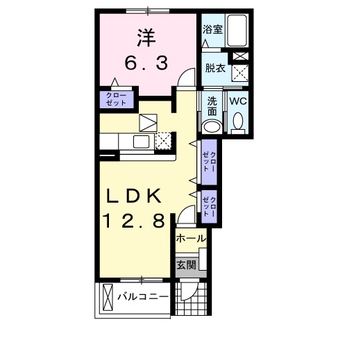 キャスケード 間取り図