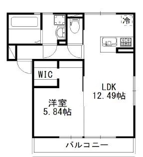 スマイル 101号室 間取り