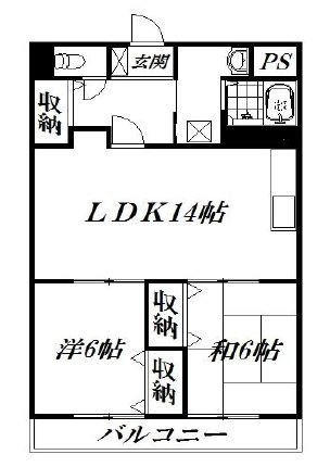 プレジールメゾン 101号室 間取り