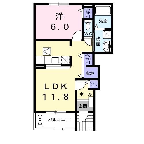 カンフォーラⅡ 間取り図