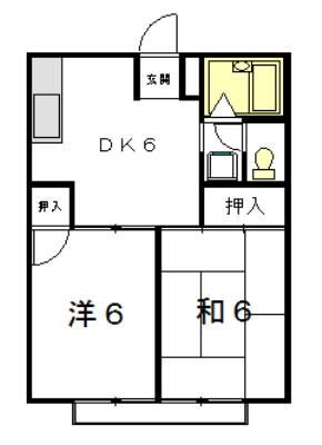 プレジールいずみ 間取り図