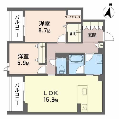 ヘスティア 間取り図