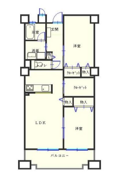 グライス武藤 105号室 間取り