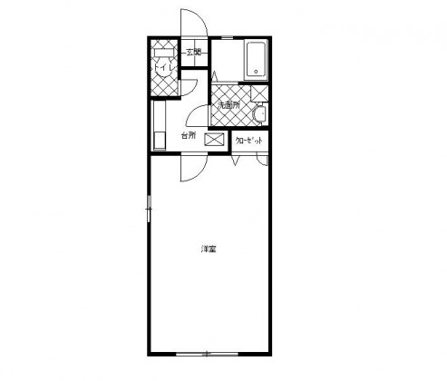 ムッシュブランカ 間取り図