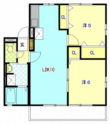 エバーグリーンII 間取り図