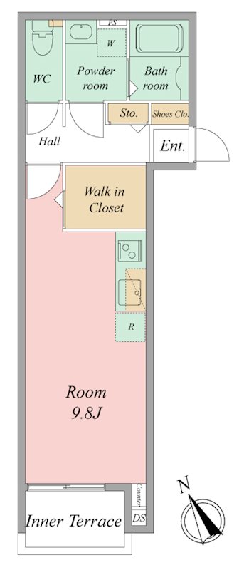 Bon Bonheur(ボン　ボヌール) 間取り図