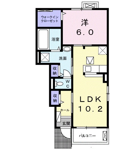 ミニョン・メゾン 間取り図