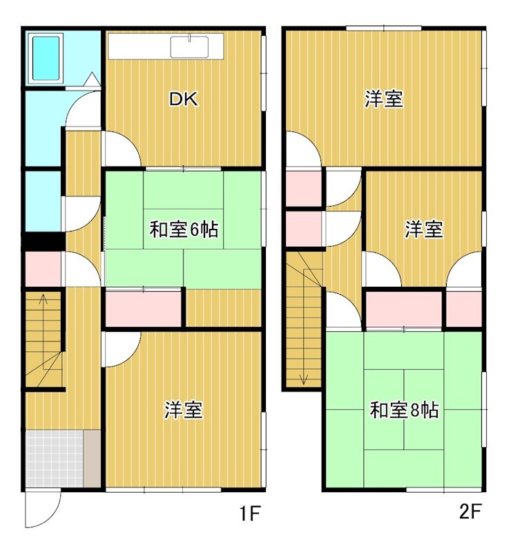 泉1丁目戸建 間取り図