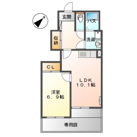 グランドヒルズ 間取り図