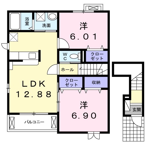 モデルノ 間取り図