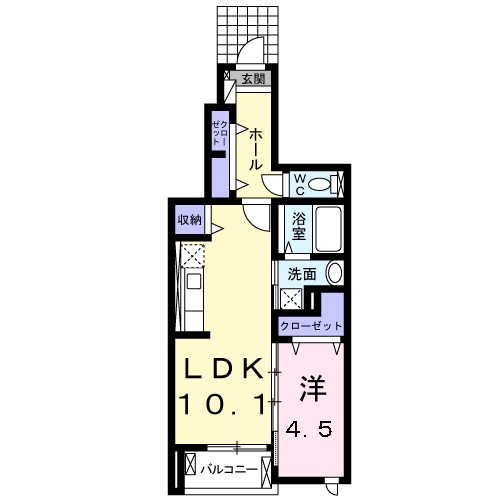 マーガレット　ウッズ 間取り図