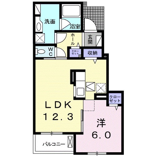 ピスケス 間取り図