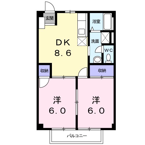 サンハイツ 間取り図