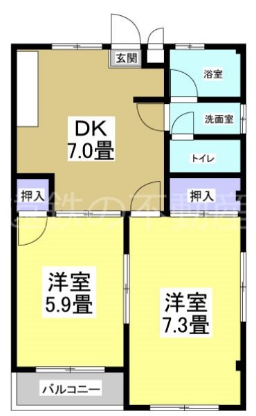 サンハイツ５８ 間取り図