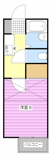 コーポヒカリ 201号室 間取り