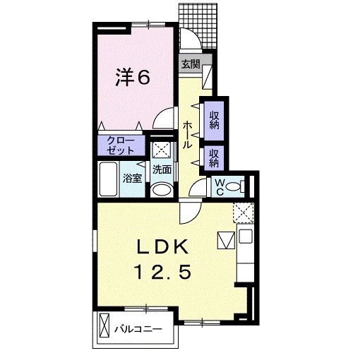 プリート　パラッツオ 間取り図