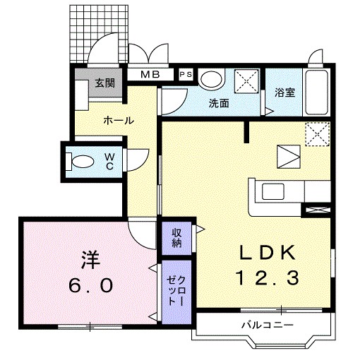 クローバー 間取り図