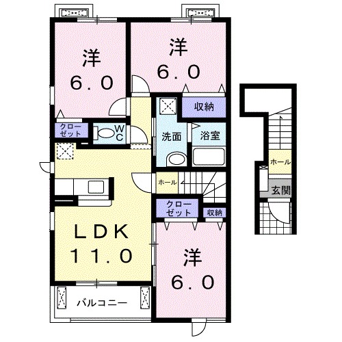 エテルノⅠ 間取り図