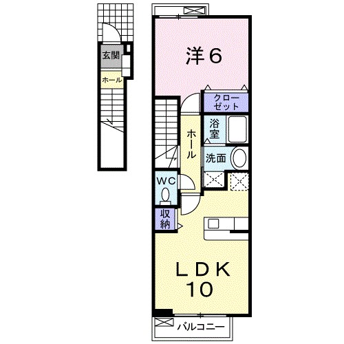 ＣＡＳＡ・ＦＥＬＩＣＥ　Ｃ 間取り図