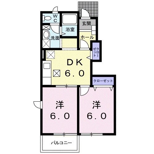 パストラル 間取り図