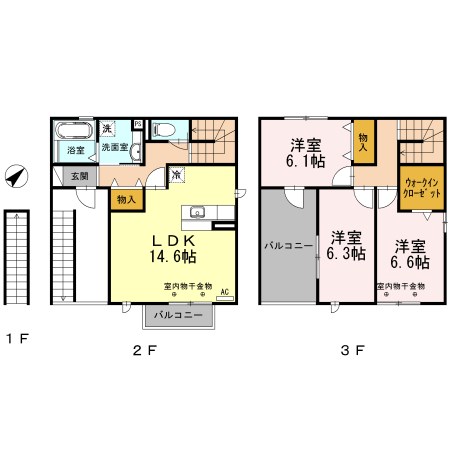 オー・ピュール 間取り図