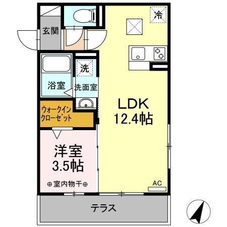 クレール 間取り図