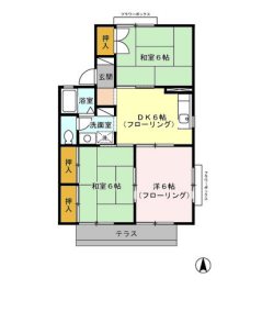 セジュール エム　A 間取り図