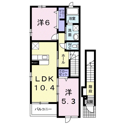 ミニヨン　フィオーレ 間取り図