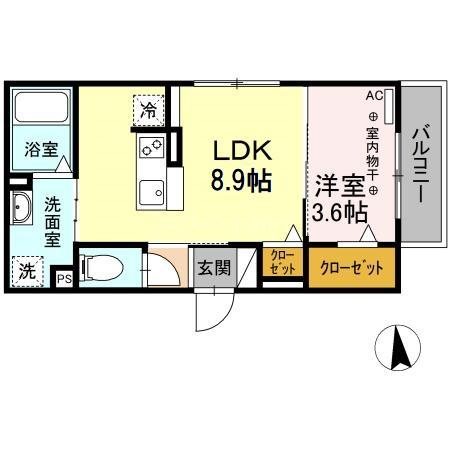 ミラフローレス 間取り図