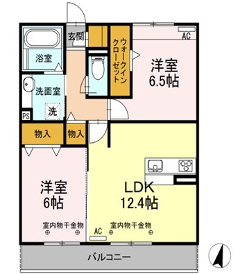 Ｒｅｃｅｎｔｅ和田　B棟 間取り図