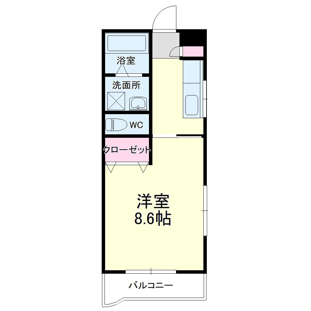 ティアラ西伊場 210号室 間取り